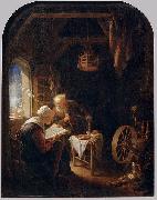 Reading the Bible Gerard Dou